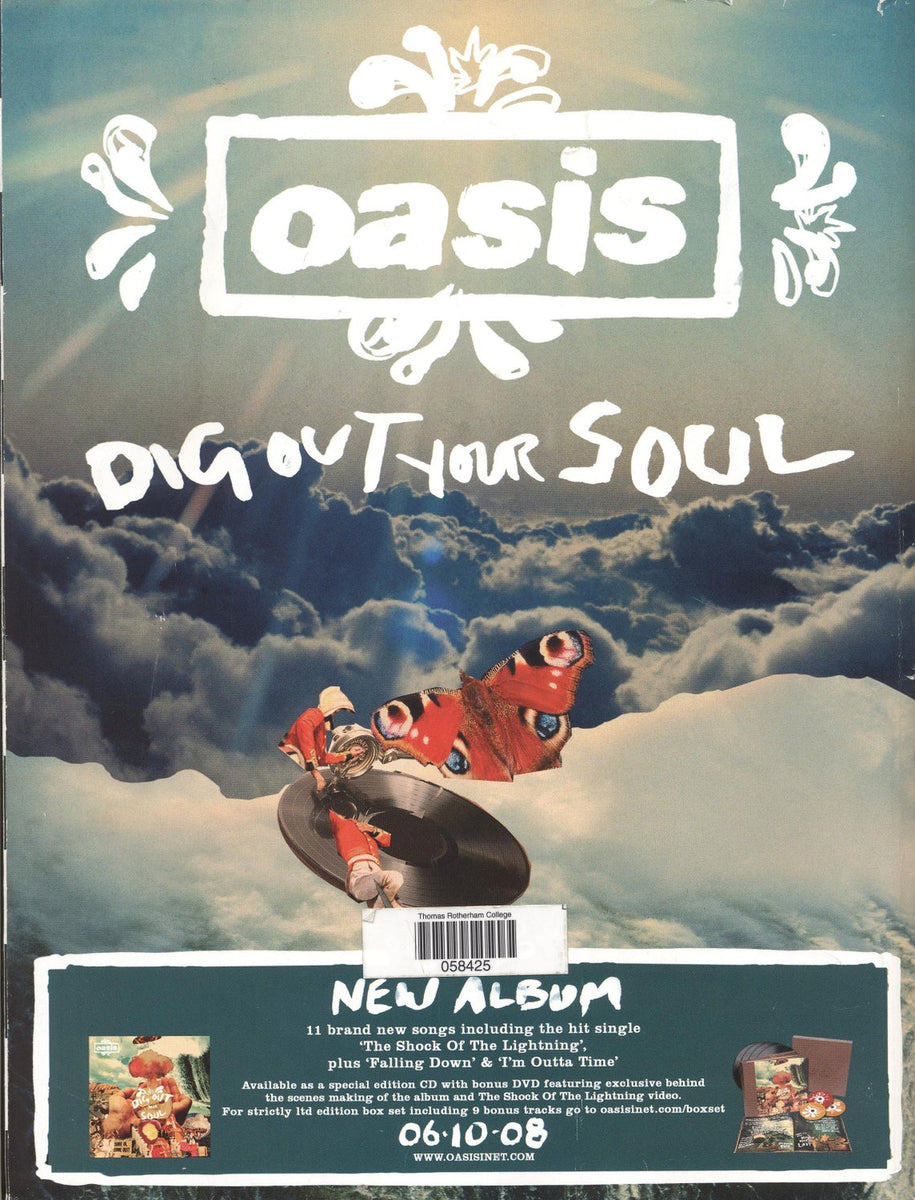 Vintage Music Art - Oasis Dig Out Your Soul 0658 – The Vintage