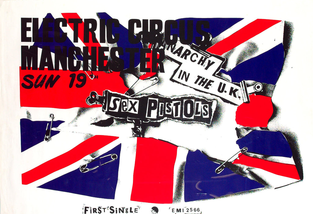 Sex Pistols At The Electric Circus Manchester Vintage Music Art Poster 0929