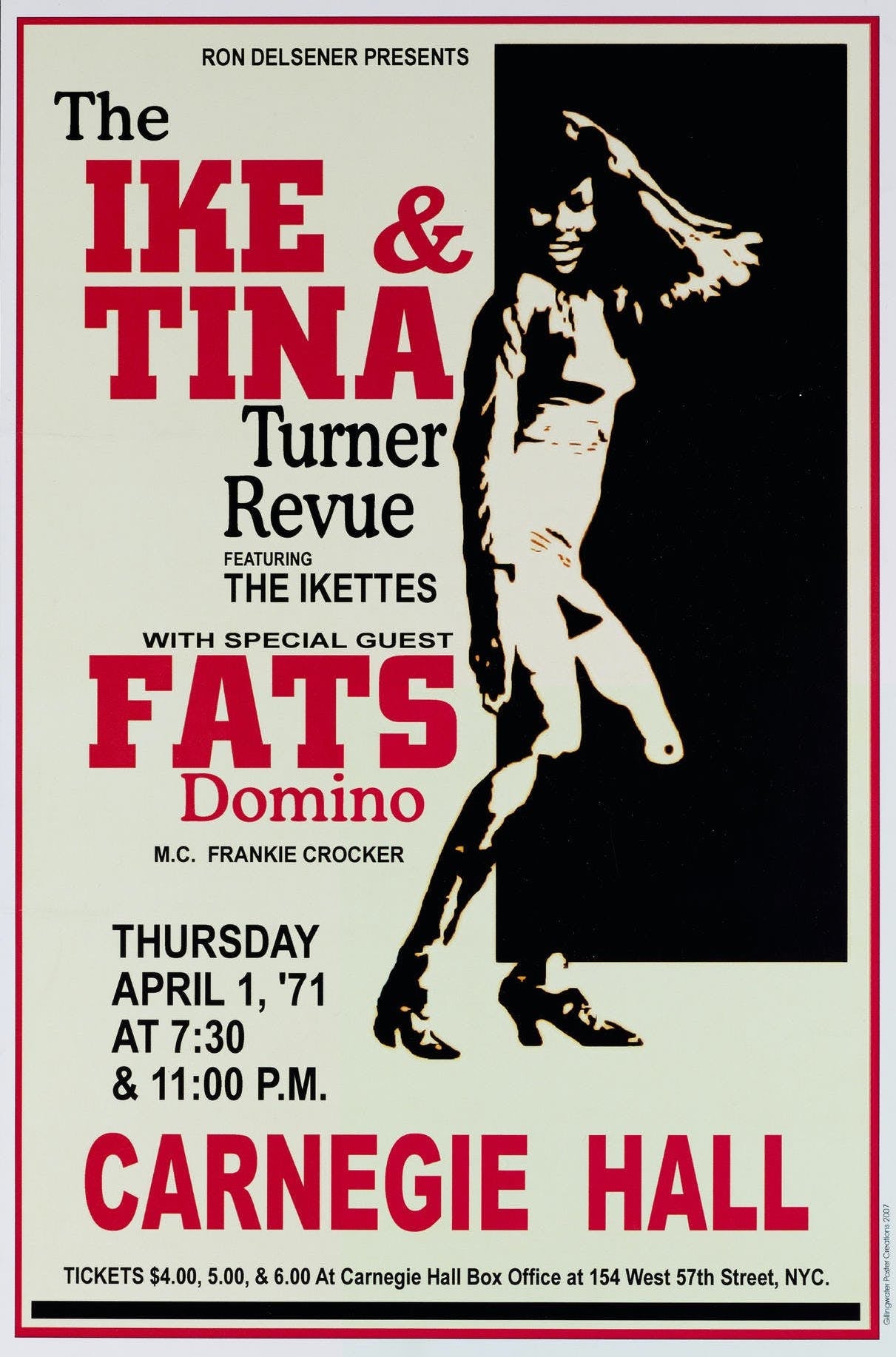 0915 Vintage Music Art Poster ike & Tina Turner