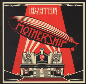 Vintage Music Art Poster - Led Zeppelin Mothership  0354