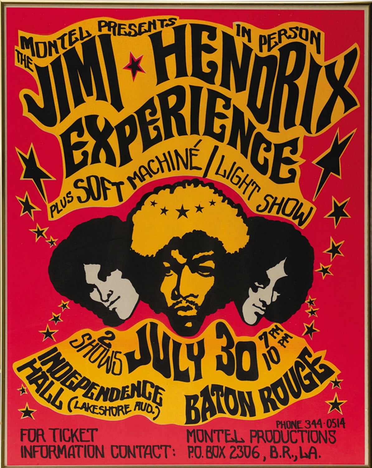 Jimi Hendrix – The Vintage Music Poster Shop