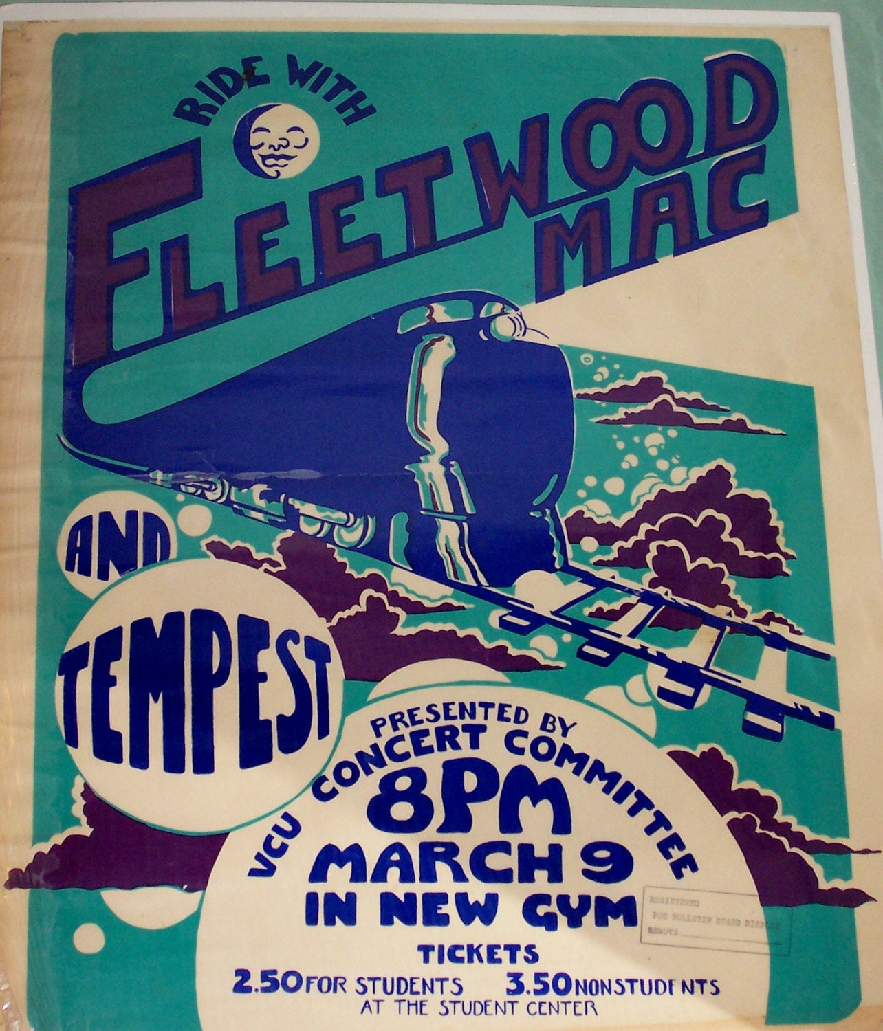 Vintage Music Art Poster - Fleetwood Mac 0542