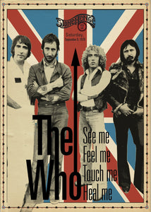 Vintage Music Art Poster - The Who Stonehenge 1978 - 02777
