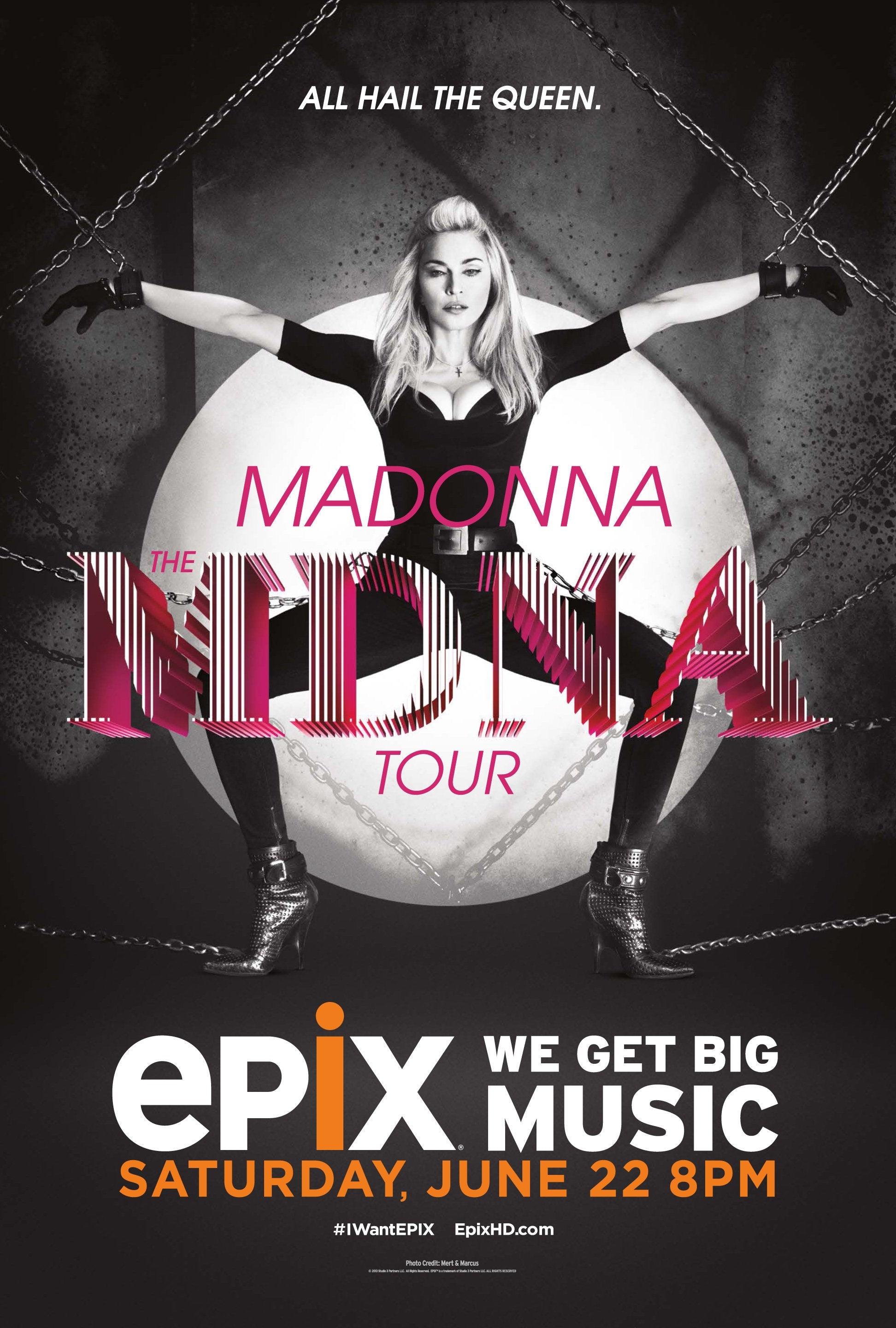 Vintage Music Art - Madonna The MDNA Tour  0646