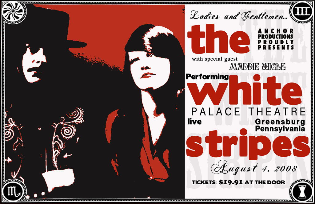 Vintage Music Art  -  The White Stripes  0683