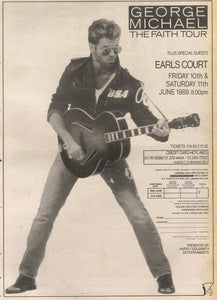 Vintage Music Art  - George Michael - The Faith Tour 0696