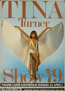 0750 Vintage Music Art Poster - Tina Turner Show '79