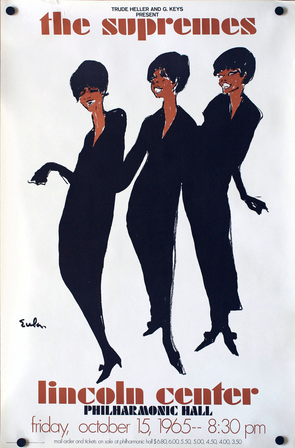 0722 Vintage Music Art  - The Supremes