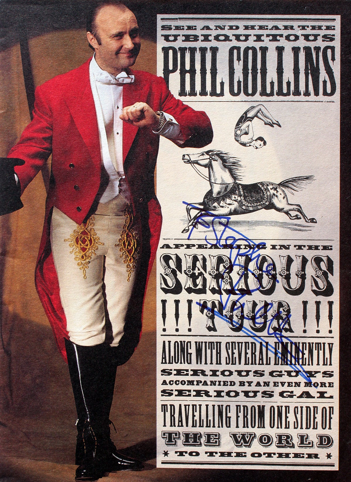 0777  Vintage Music Poster - Phil Collins
