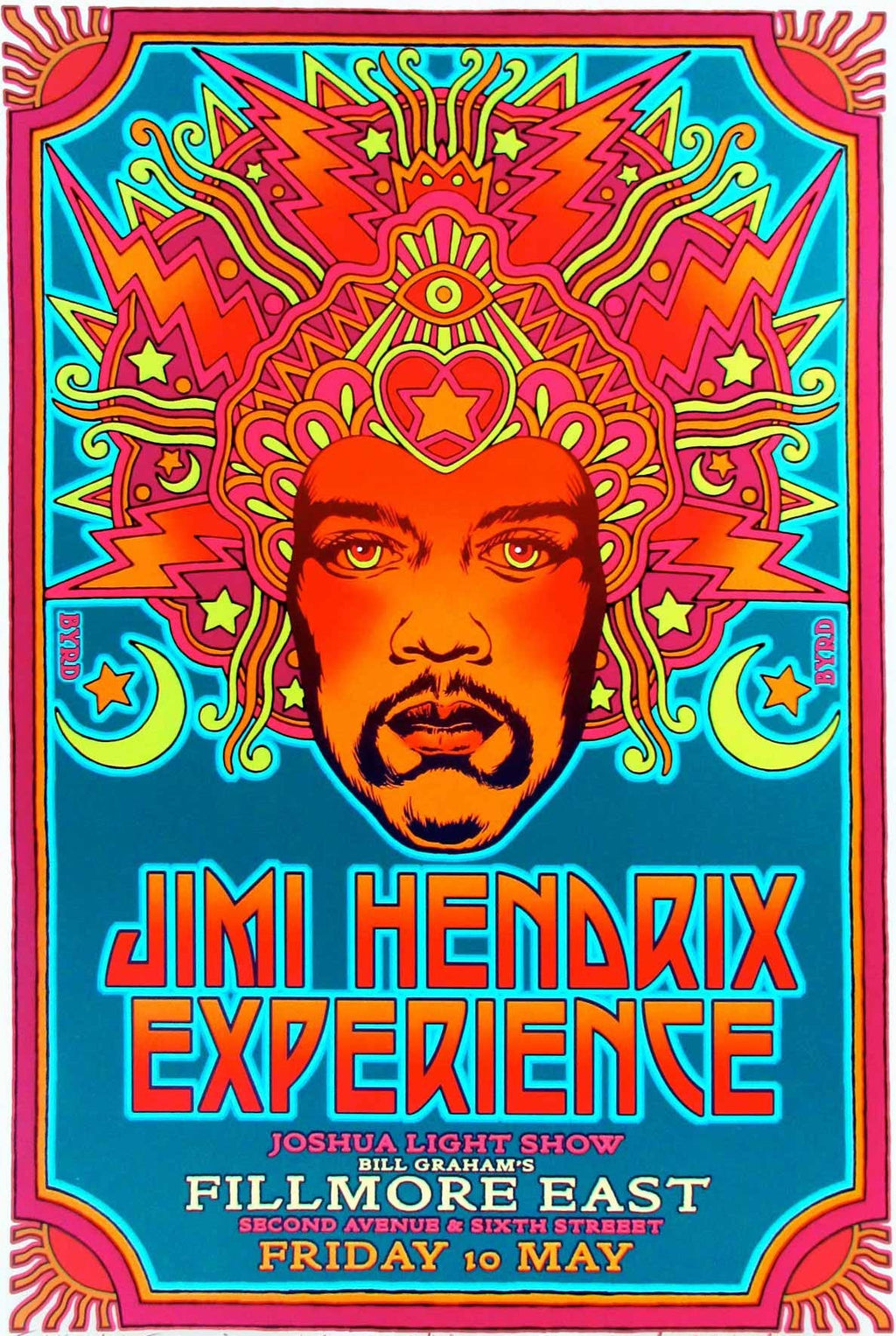 Vintage Music Art  -  Jimi Hendrix Experience 0783