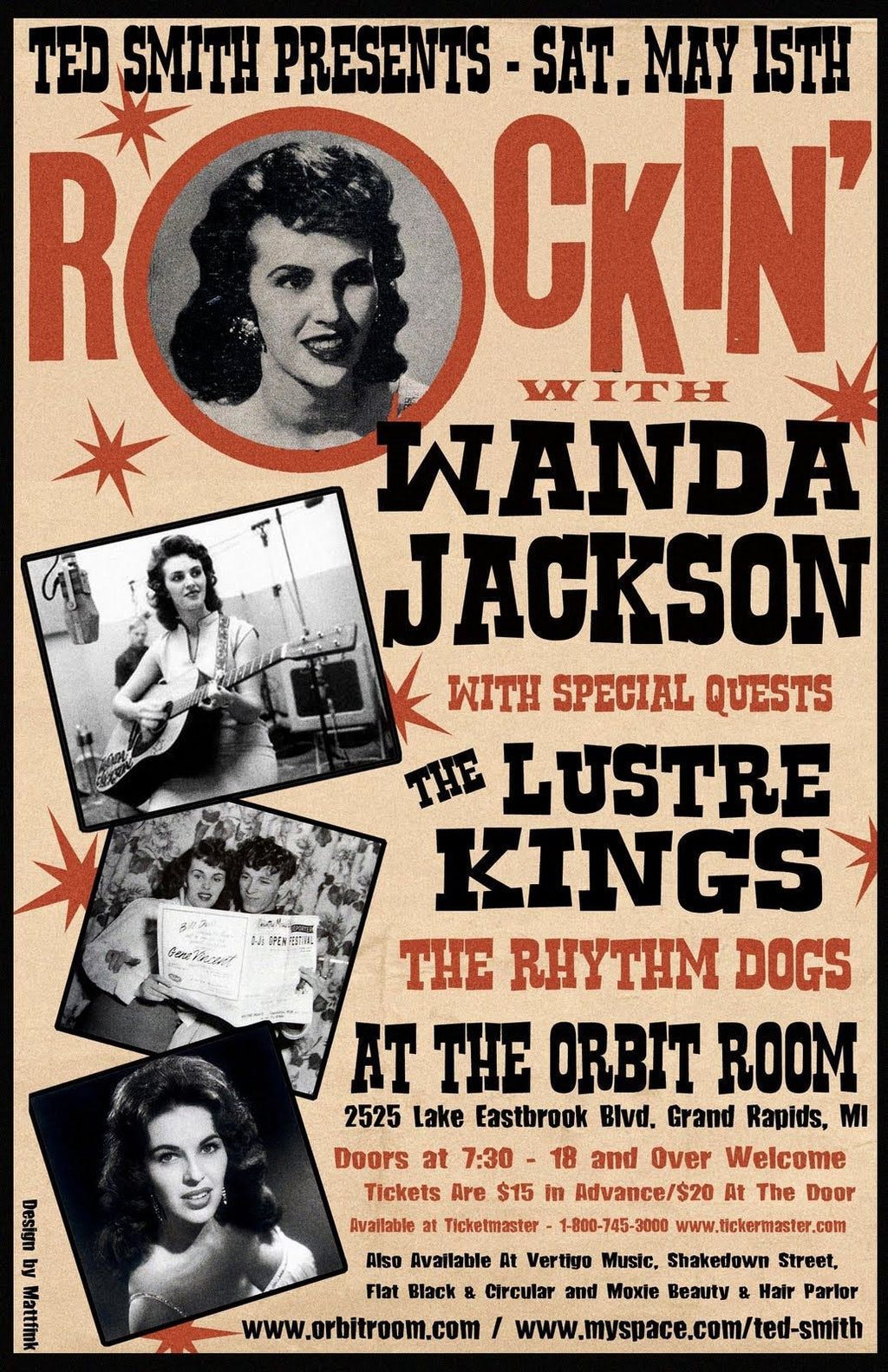 Vintage Music Art  -  Wanda Jackson With Special Guests 0805