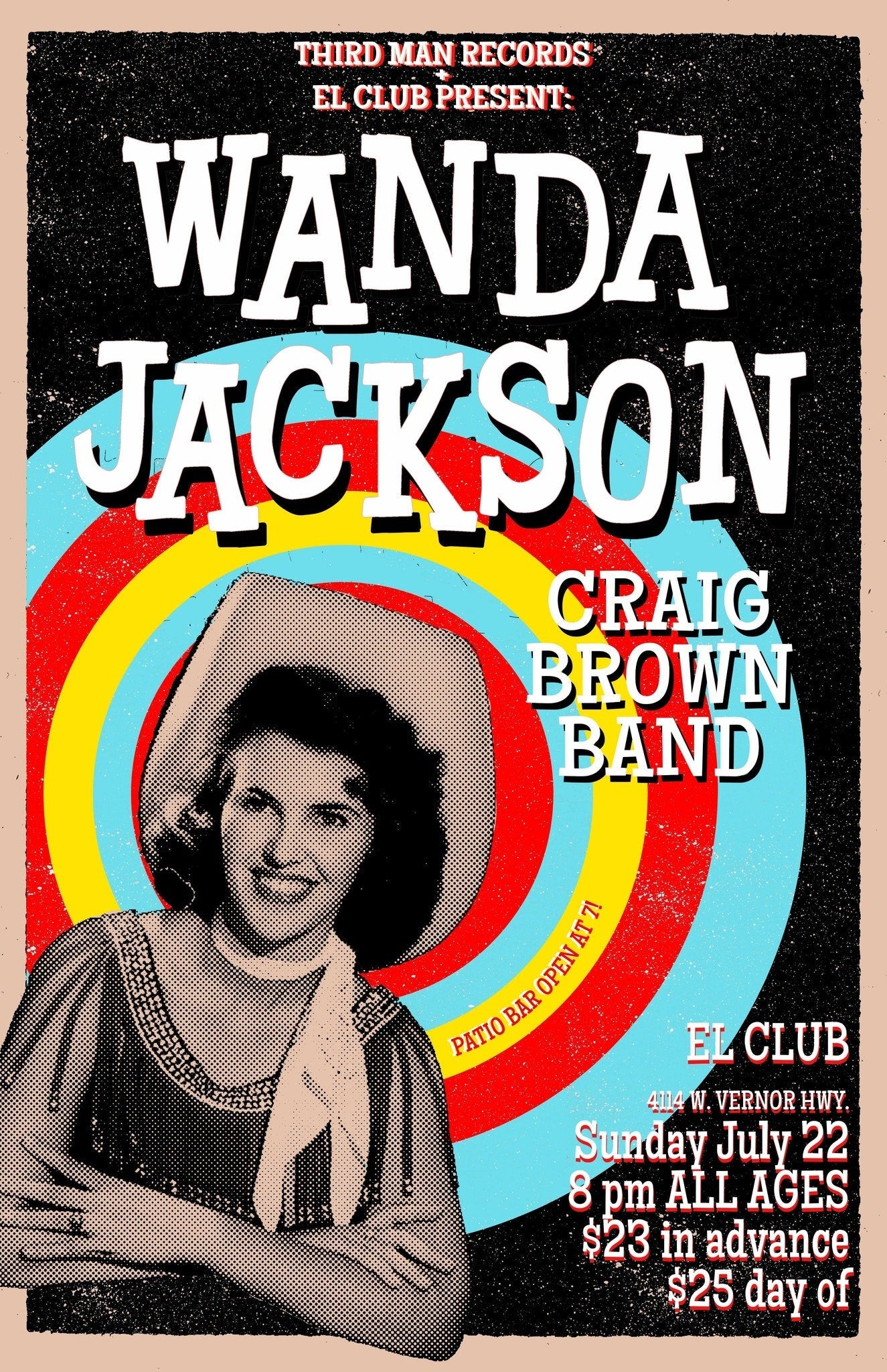 Vintage Music Art  -  Wanda Jackson 0804