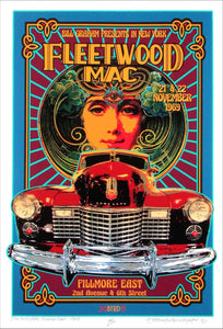 Vintage Music Art  - Fleetwood Mac In Concert 1969 At Fillmore East   0824