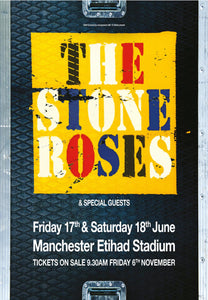 0729 Vintage Music Art  - The Stone Roses