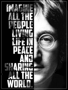 Vintage Music Art  - John Lennon 0828