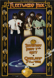 Vintage Music Art  -  Fleetwood Mac Oakland Stadium 1977  0849
