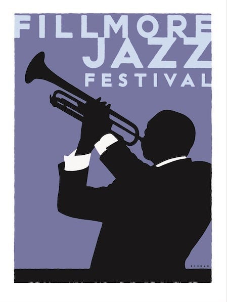 Vintage Music Art  - Fillmore Jazz Festival 0827