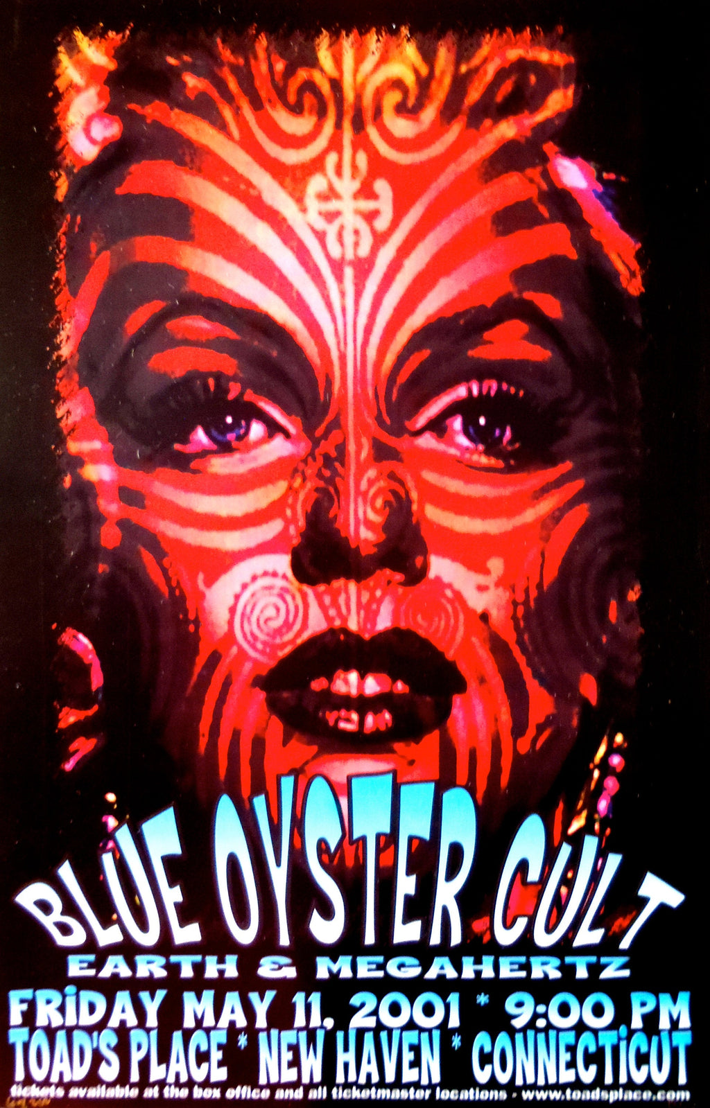 Vintage Music Art  - Blue Oyster Cult In Connecticut 0832