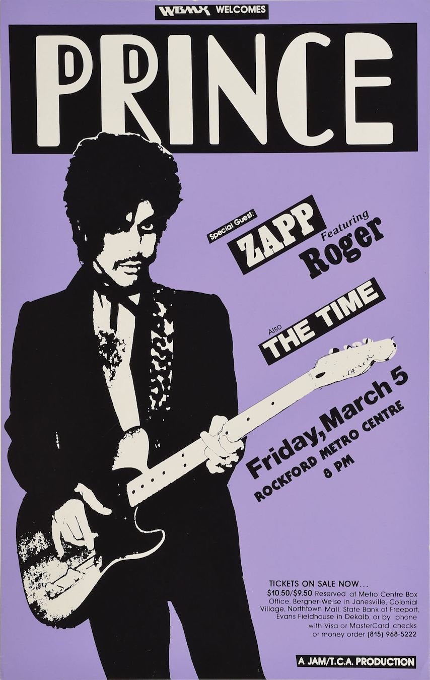 Vintage Music Art  -  Prince Rockford Metro Centre 0845